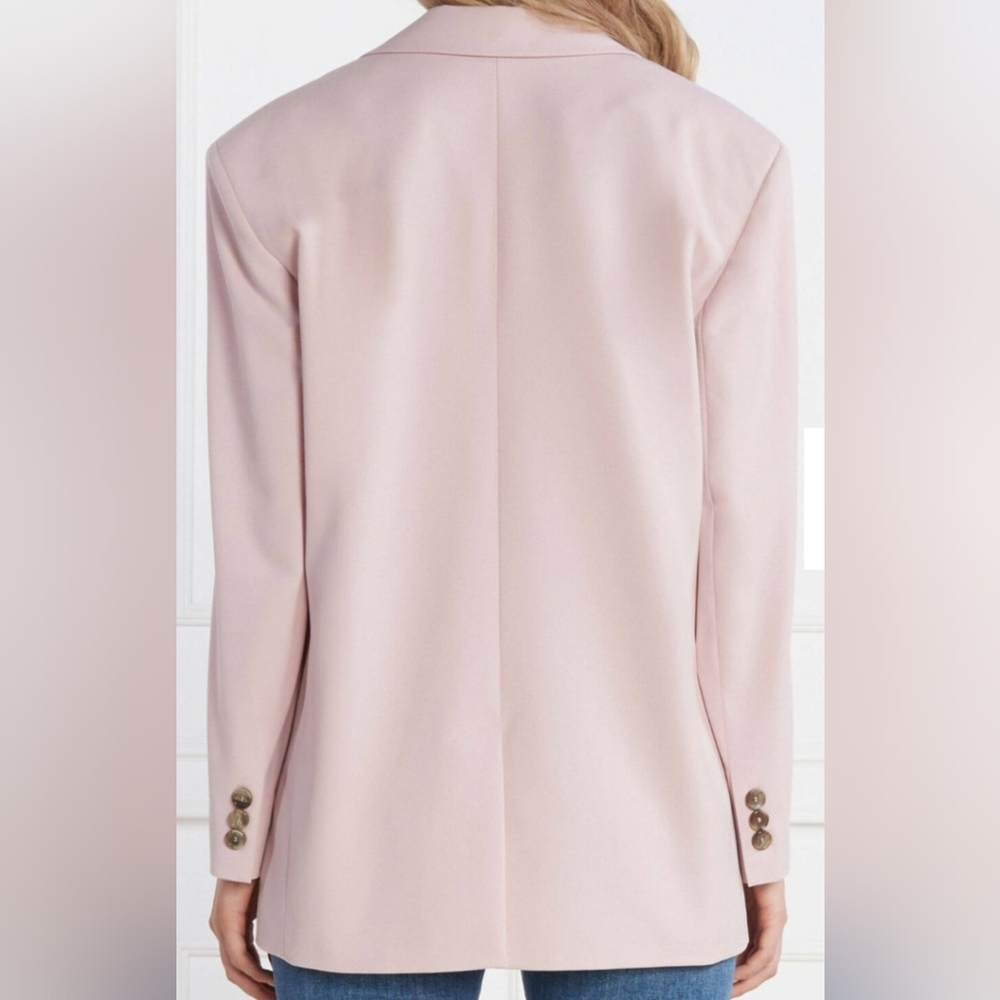 Pink Blazer Jacket By Marella - Picture 6 of 16